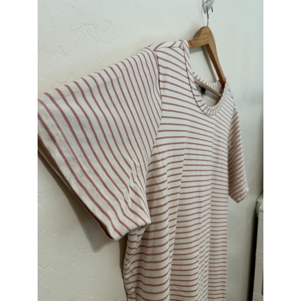 Buffalo Womans Tennis Prep Striped T shirt Dress Size XL Beachy Minimal Vacay - Picture 13 of 13